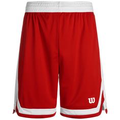 Wilson Fundamentals Reversible Basketball-Shorts Herren rot / weiß