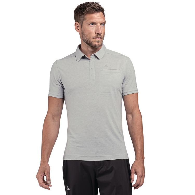 Sch&ouml;ffel Sch&ouml;ffel Polo Shirt Ramseck M Poloshirt Herren - gray violet - 0 | SportScheck