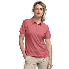 Rückansicht von Schöffel Polo Shirt Ramseck L Poloshirt Damen 3245 rosa