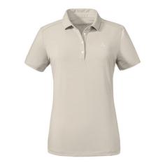 Schöffel CIRC Polo Shirt Tauron L Poloshirt Damen whisper white