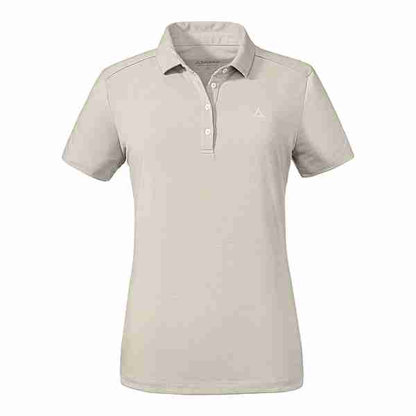 Schöffel CIRC Polo Shirt Tauron L Poloshirt Damen whisper white