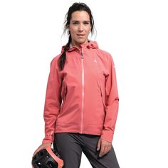 Rückansicht von Schöffel 2.5L Jacket Karma Trail L Regenjacke Damen 3245 rosa