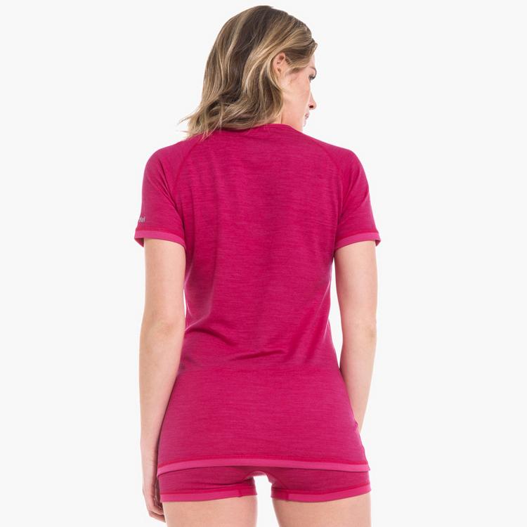 Sch&ouml;ffel Sch&ouml;ffel Ski Merino Sport Shirt 1/2 Arm W Funktionsshirt Damen - raspberry sorbet - 1 | SportScheck