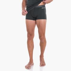 Rückansicht von Schöffel Merino Sport Boxershorts M Thermounterhose Herren pirate black