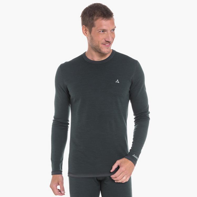 Sch&ouml;ffel Sch&ouml;ffel Ski Merino Sport Shirt 1/1 Arm M Funktionsshirt Herren - pirate black - 0 | SportScheck