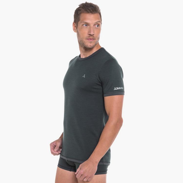 Sch&ouml;ffel Sch&ouml;ffel Ski Merino Sport Shirt 1/2 Arm M Funktionsshirt Herren - pirate black - 2 | SportScheck