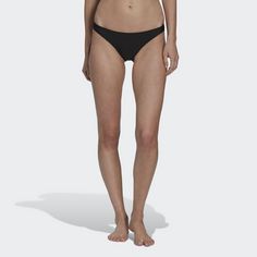 Rückansicht von adidas Sporty Bikinihose Bikini Hose Damen Black