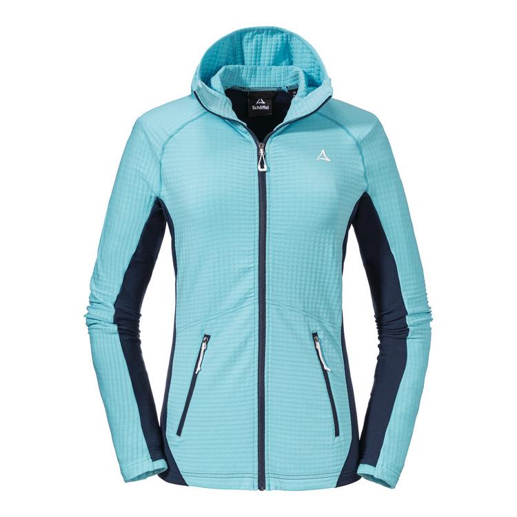 Sch&ouml;ffel Sch&ouml;ffel Fleece Hoody Monte Sart L Fleecejacke Damen - 8125 - blau - 0 | SportScheck