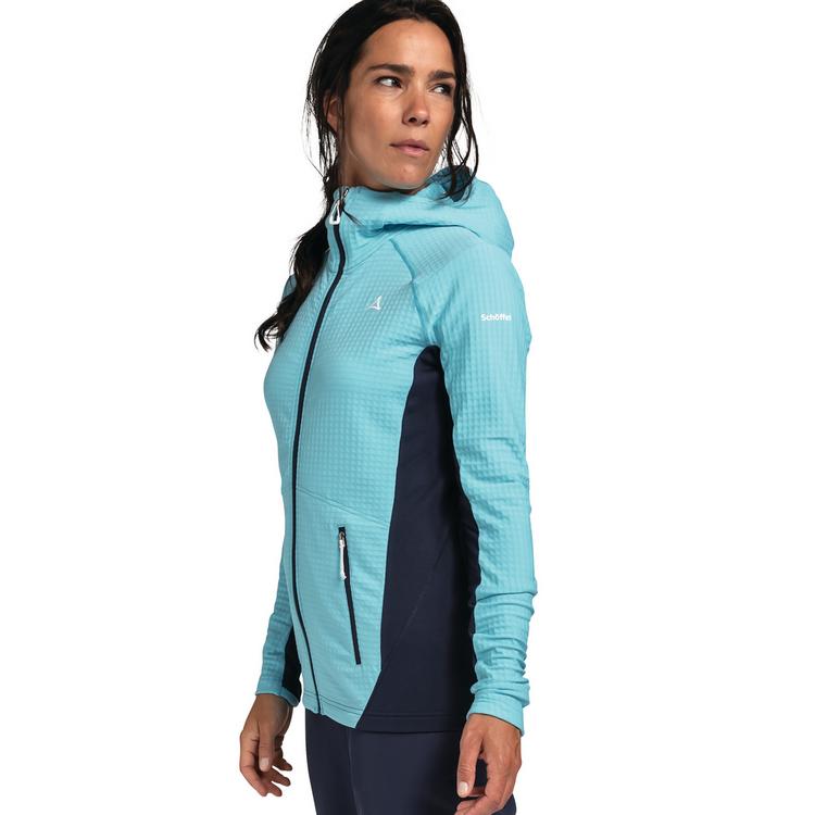 Sch&ouml;ffel Sch&ouml;ffel Fleece Hoody Monte Sart L Fleecejacke Damen - 8125 - blau - 2 | SportScheck