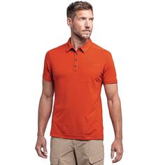 Rückansicht von Schöffel Polo Shirt Ramseck M Poloshirt Herren poinciana