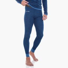 Rückansicht von Schöffel Ski Merino Sport Pants long Funktionsunterhose Herren mazarine blue