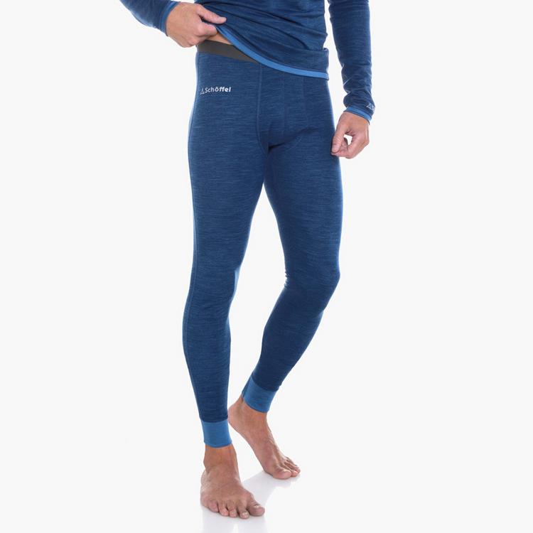Sch&ouml;ffel Sch&ouml;ffel Ski Merino Sport Pants long M Funktionsunterhose Herren - mazarine blue - 0 | SportScheck