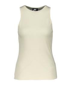 Nike Essential Tanktop Damen Beige Tanktop Damen beigeweiss