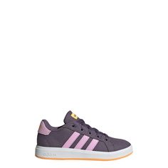 Rückansicht von adidas Grand Court 2.0 Kids Schuh Sneaker Kinder Shadow Violet / Bliss Lilac / Hazy Orange