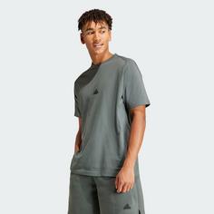 Rückansicht von adidas Z.N.E. T-Shirt Funktionsshirt Herren Legend Ivy