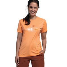 Rückansicht von Schöffel CIRC T Shirt Sulten L Funktionsshirt Damen 5075 orange