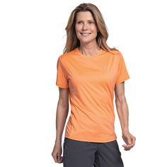 Rückansicht von Schöffel CIRC T Shirt Tauron L Funktionsshirt Damen 5075 orange