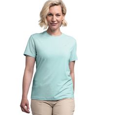 Rückansicht von Schöffel T Shirt Ramseck L Funktionsshirt Damen 8025 blau