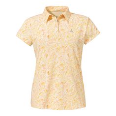 Schöffel Polo Shirt Sternplatte L Poloshirt Damen 5465 gelb
