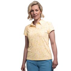 Rückansicht von Schöffel Polo Shirt Sternplatte L Poloshirt Damen 5465 gelb
