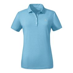 Schöffel CIRC Polo Shirt Tauron L Poloshirt Damen 8225 blau