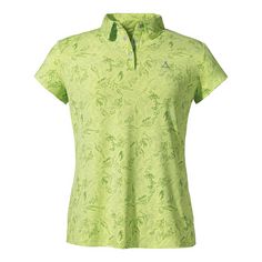 Schöffel Polo Shirt Sternplatte L Poloshirt Damen 6085 grün