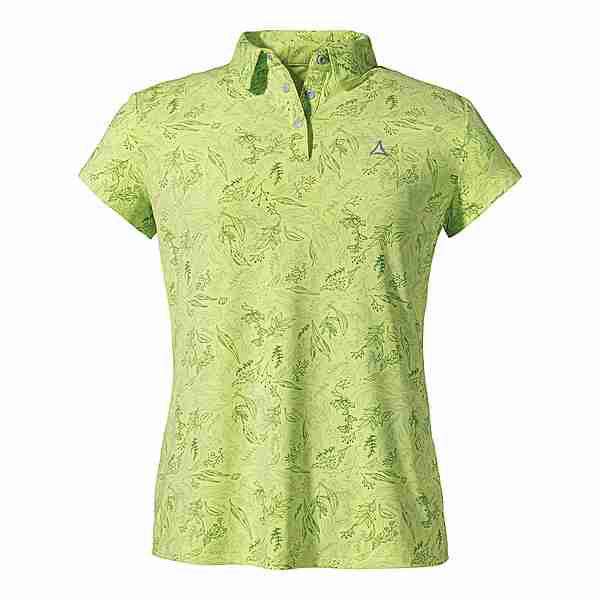 Schöffel Polo Shirt Sternplatte L Poloshirt Damen 6085 grün