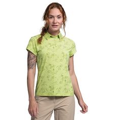Rückansicht von Schöffel Polo Shirt Sternplatte L Poloshirt Damen 6085 grün