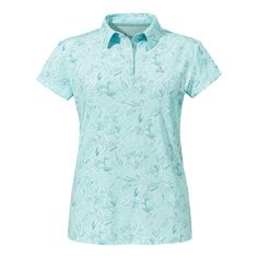 Schöffel Polo Shirt Sternplatte L Poloshirt Damen 8025 blau