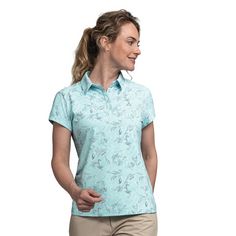 Rückansicht von Schöffel Polo Shirt Sternplatte L Poloshirt Damen 8025 blau