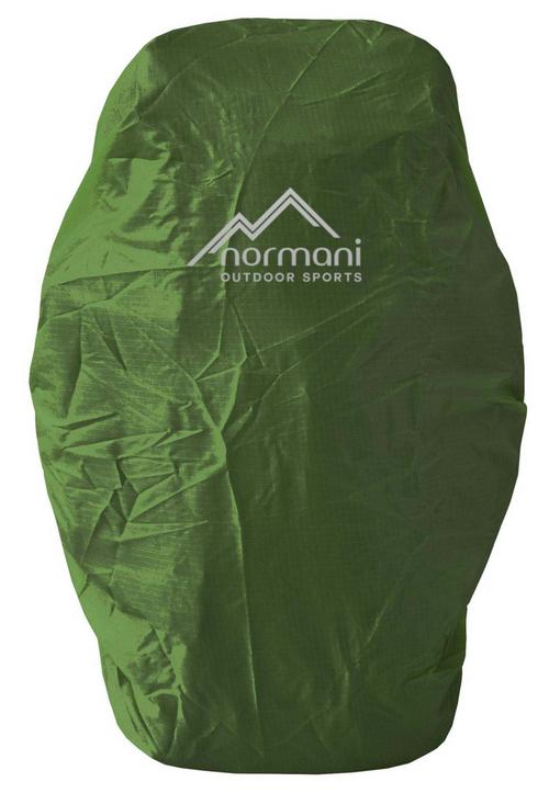 Rückansicht von normani Outdoor Sports Raincover Regenhülle Oliv