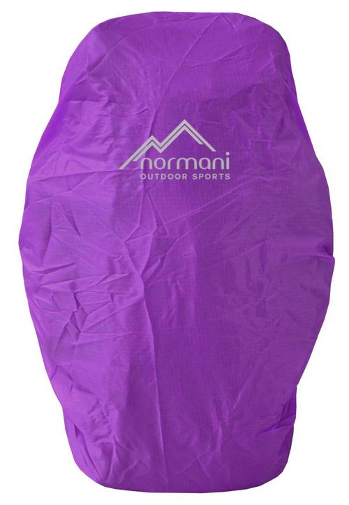 Rückansicht von normani Outdoor Sports Raincover Regenhülle Violett