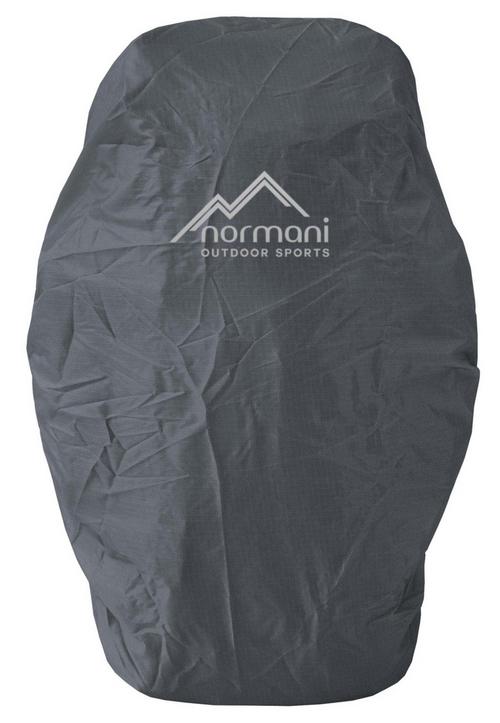 Rückansicht von normani Outdoor Sports Raincover Regenhülle Anthrazit