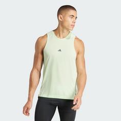 Rückansicht von adidas Yoga Training Tanktop Tanktop Herren Semi Green Spark