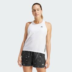 Rückansicht von adidas Own the Run Tanktop Funktionstank Damen White