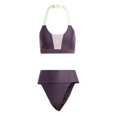 adidas Sportswear Colorblock Bikini Bikini Set Damen Aurora Black / Preloved Fig