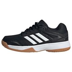 adidas Speedcourt IN Schuh Kids Sneaker Kinder Core Black / Cloud White / Gum