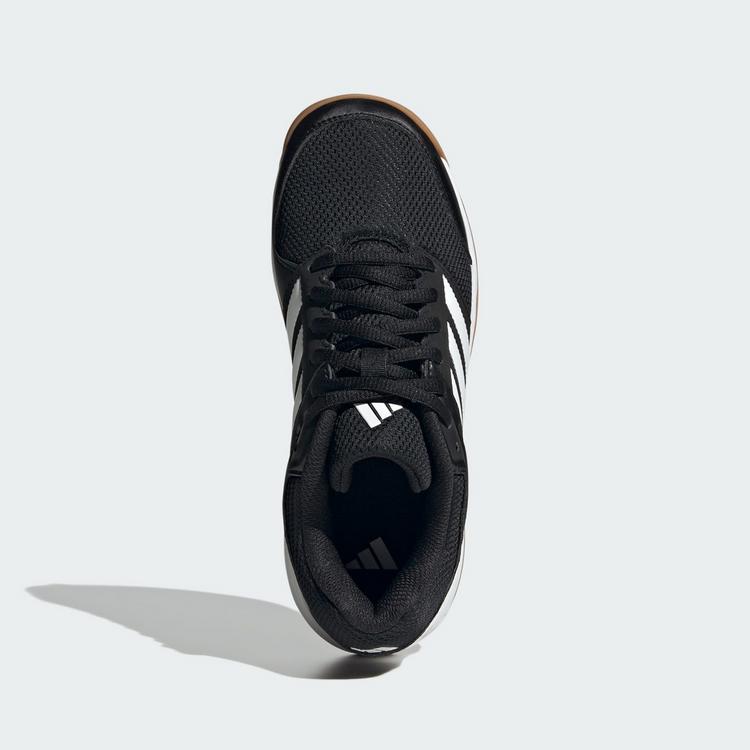 adidas adidas Speedcourt Hallenschuhe Kinder - cblack-ftwwht-gum - 1 | SportScheck