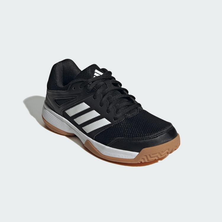 adidas adidas Speedcourt Hallenschuhe Kinder - cblack-ftwwht-gum - 3 | SportScheck