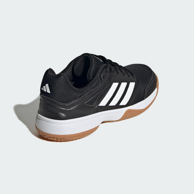 adidas adidas Speedcourt Hallenschuhe Kinder - cblack-ftwwht-gum - 4 | SportScheck