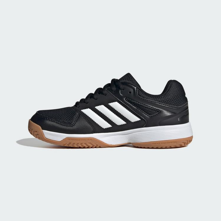 adidas adidas Speedcourt Hallenschuhe Kinder - cblack-ftwwht-gum - 5 | SportScheck