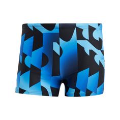 adidas Allover Print Boxer-Badehose Badeshorts Herren Blue Burst