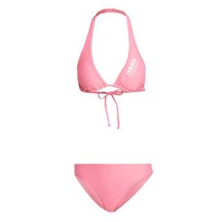 adidas Neckholder Bikini Bikini Set Damen Pink Fusion