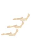 Falke Step Medium Cut Bundle 3-Pack Socken Damen - cream (4011)