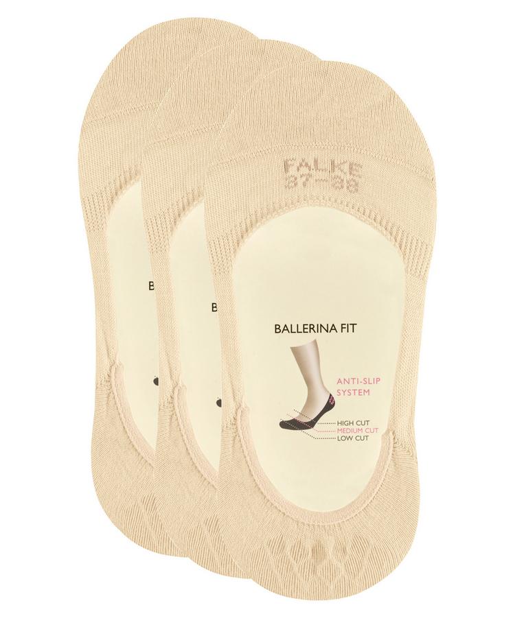 Falke Falke Step Medium Cut Bundle 3-Pack Socken Damen - cream (4011) - 3 | SportScheck