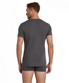 Rückansicht von Falke T-Shirt Unterhemd Herren carbon (3596)