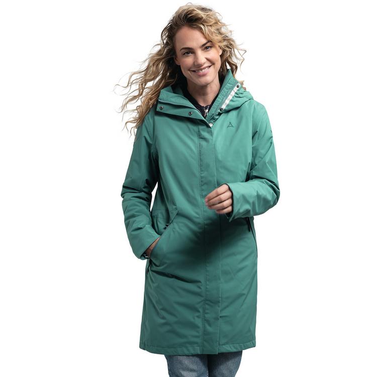Sch&ouml;ffel Sch&ouml;ffel Parka Sardegna L Parka Damen - 6755 - gr&uuml;n - 0 | SportScheck