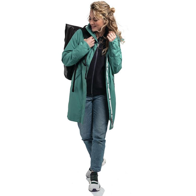 Sch&ouml;ffel Sch&ouml;ffel Parka Sardegna L Parka Damen - 6755 - gr&uuml;n - 0 | SportScheck
