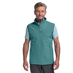 Rückansicht von Schöffel Softshell Vest Tonion M Outdoorweste Herren 6755 grün