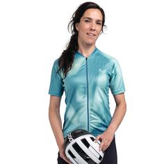Rückansicht von Schöffel Shirt Vertine L Fahrradtrikot Damen 8225 blau